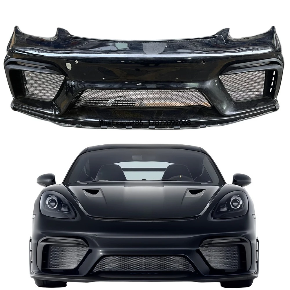 

Original Bumper for 718 Cayman Boxster Body Kit Front Bumper Upgrade GT4 RS Body Kit 2016-2023.