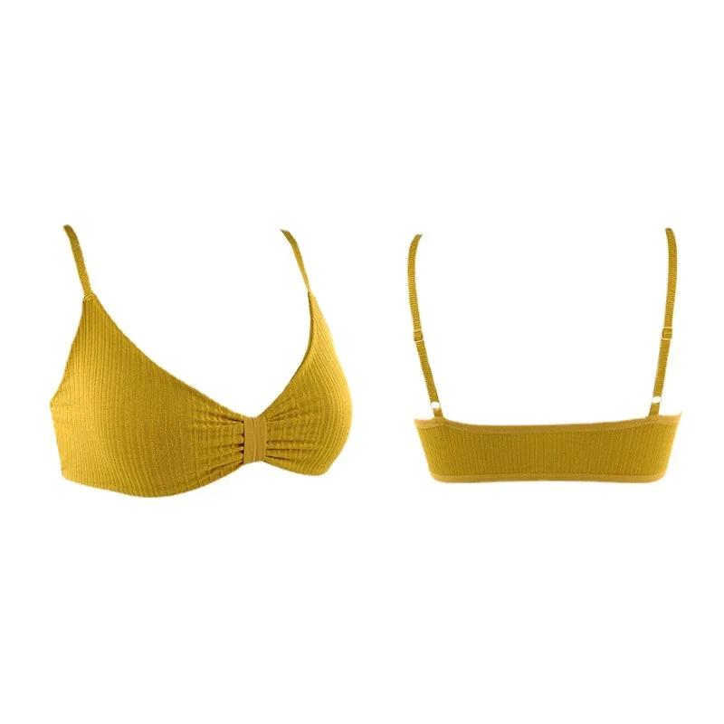 Cotton Brassiere Comfort Padded Bra Top Female Bralette Seamless Underwear Wire Free Bras for Women Sexy Lingerie Push Up Bras