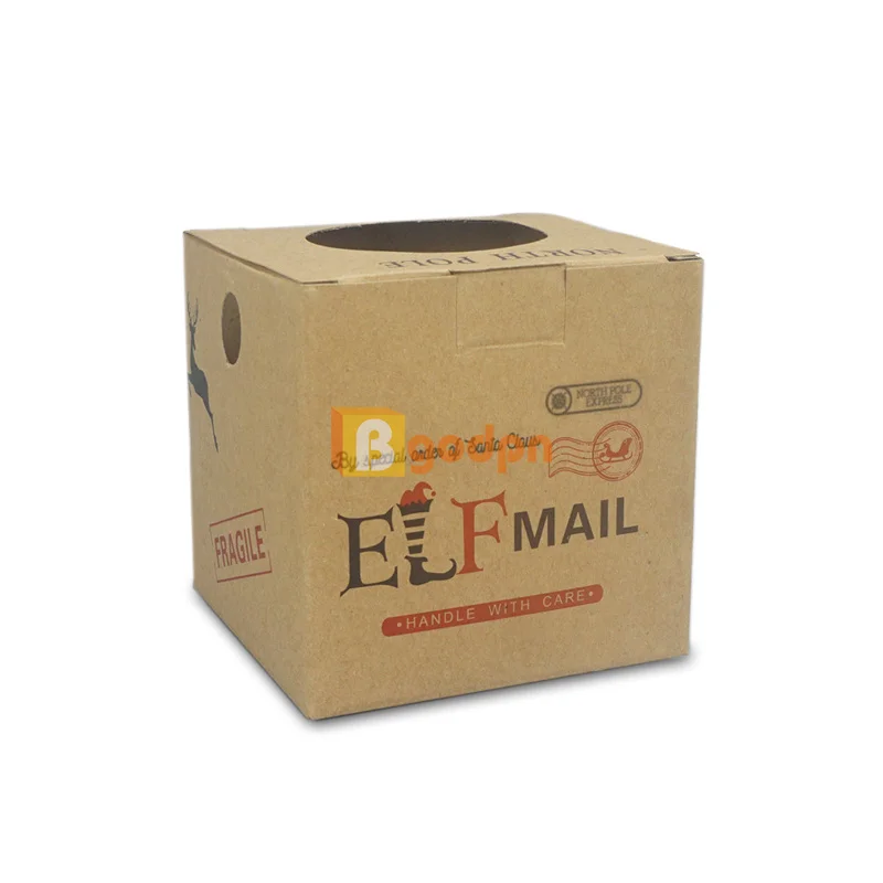 عيد الميلاد قزم دمية صندوق وصول شحن الدعائم قزم صندوق توصيل دمية ملحق للطفل هدية