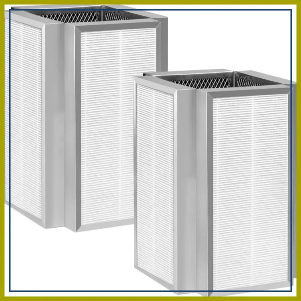 

Replacement Filter for Air Purifier 50 Series, 3-Stage Filtration, Pre-Filter, Activated Carbon, 2-Pack