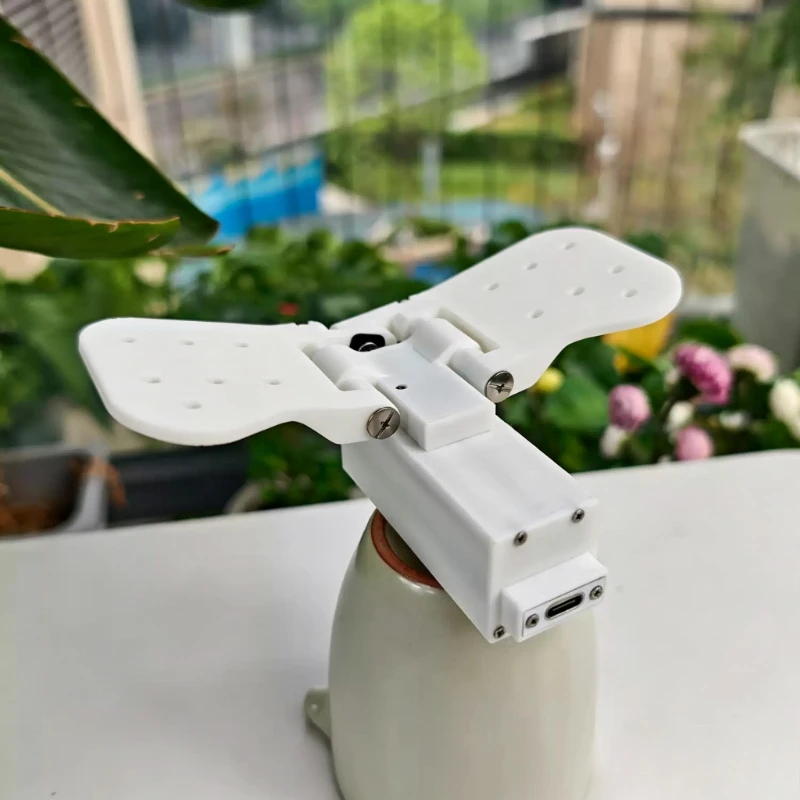 High Torque Automatic Wing Flapping Opener 1kg Load Electric Wing Mechanism DIY Assembly Type-C Powered Optional