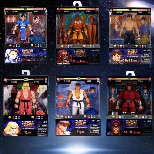 En stock JADA Street Fighter 6 Blanka Sagat Vega figura de acción modelo juguete Anime Street Fighter estatuilla coleccionar adorno regalo