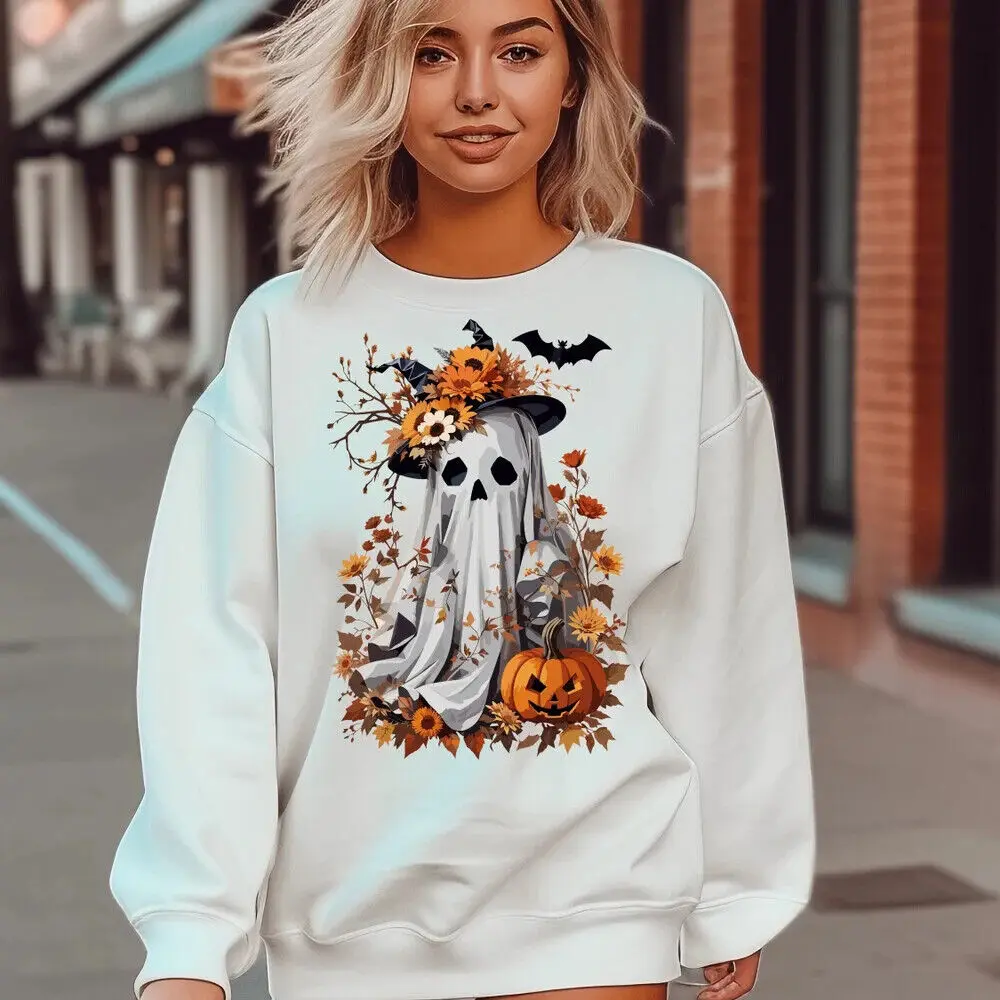 Halloween sweaT T Shirt Spooky GhosT