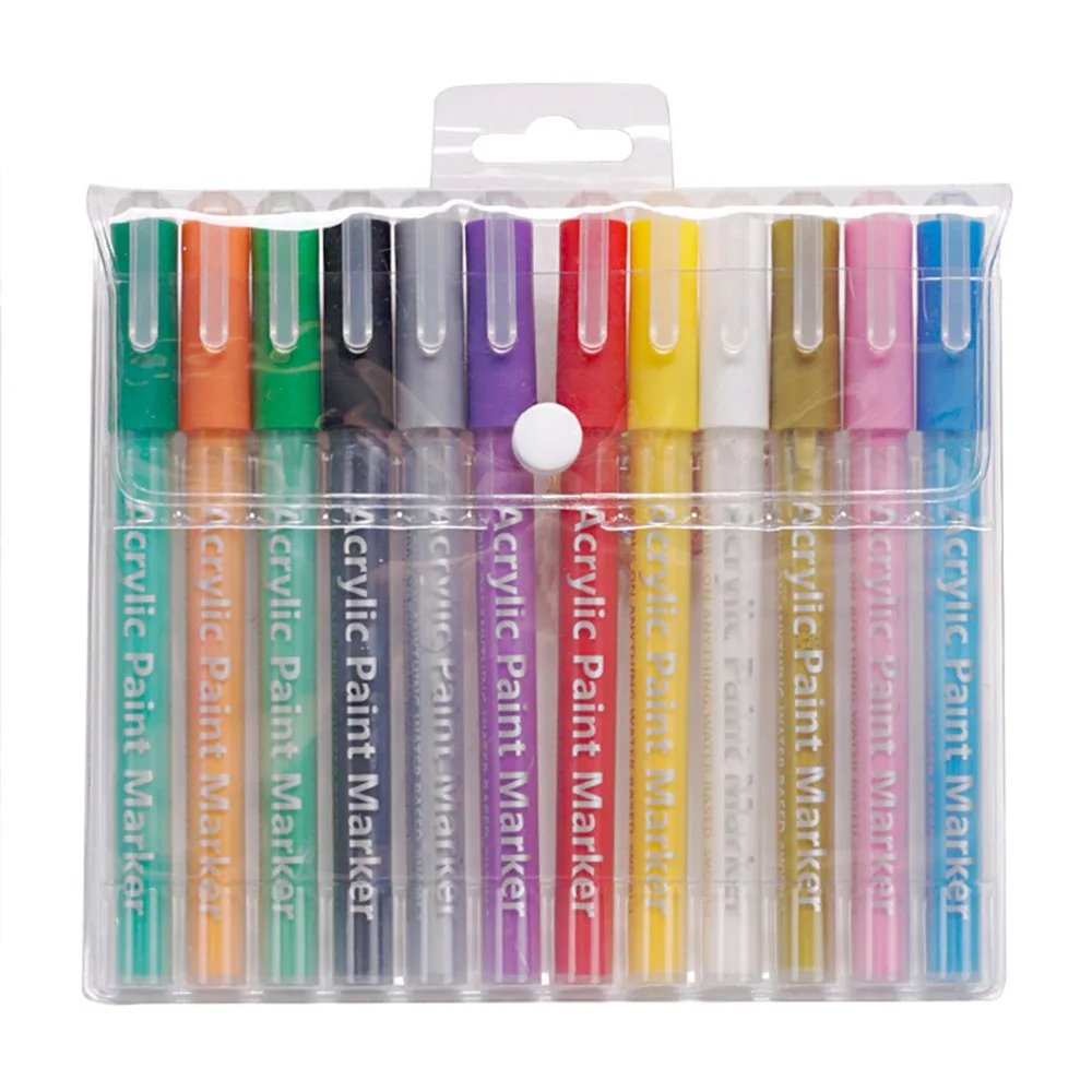 

Gifts 12 Colors Nail Art Markers for Gel Nails DIY Waterproof Nail Art Graffiti Pen Nail Art Marker Art Nail Decoration