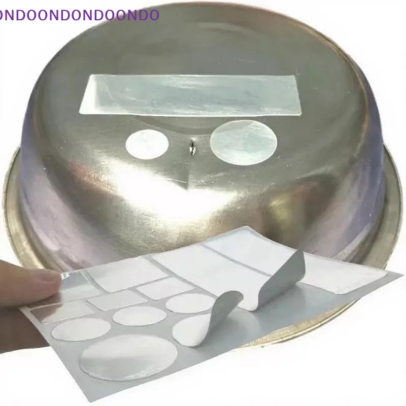 Pure Aluminum Foil Pot Repair Stickers Waterproof Heat Resistant Fix Leaky Pans Kitchen Home Use