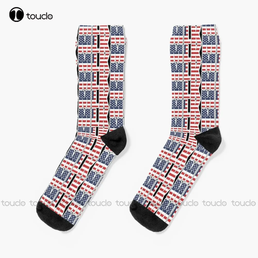 

Martin Luther King Day Socks Mushroom Socks 360° Digital Print High Quality Cute Elegant Lovely Kawaii Cartoon Sweet Cotton Sock