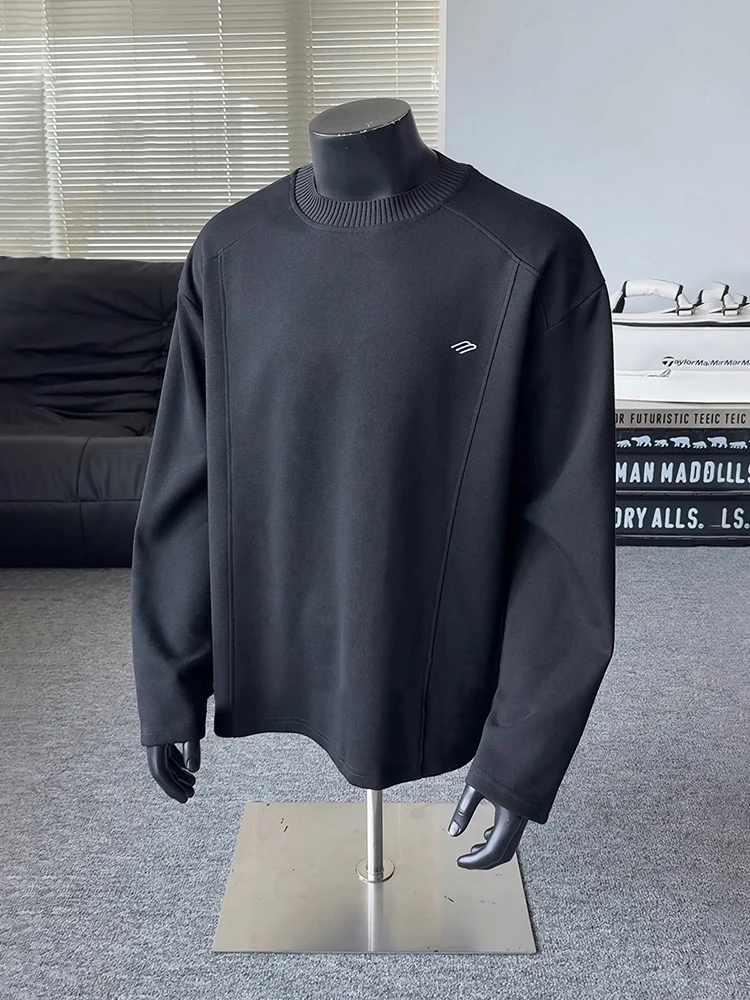 

Мужская толстовка American Style Heavyweight с длинным рукавом, ретро-дизайн, стандартная длина, базовая модель