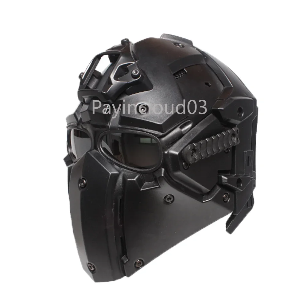 Tactical Mask Fast Helmet Airsoft Shooting Play Motorcycle Hunting Multi-Function CS Outdoor Protect Equipment Paintball Masks