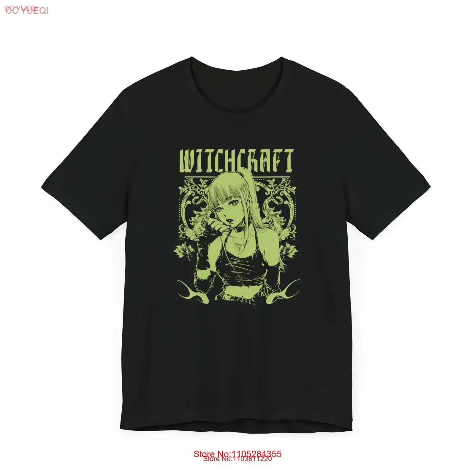 WitchcrafT T Shirt Gothic Anime Girl Streetwear Dark Aesthetic Witch Vibes Perfect for Bad Lovers Enchanting Energy vintage