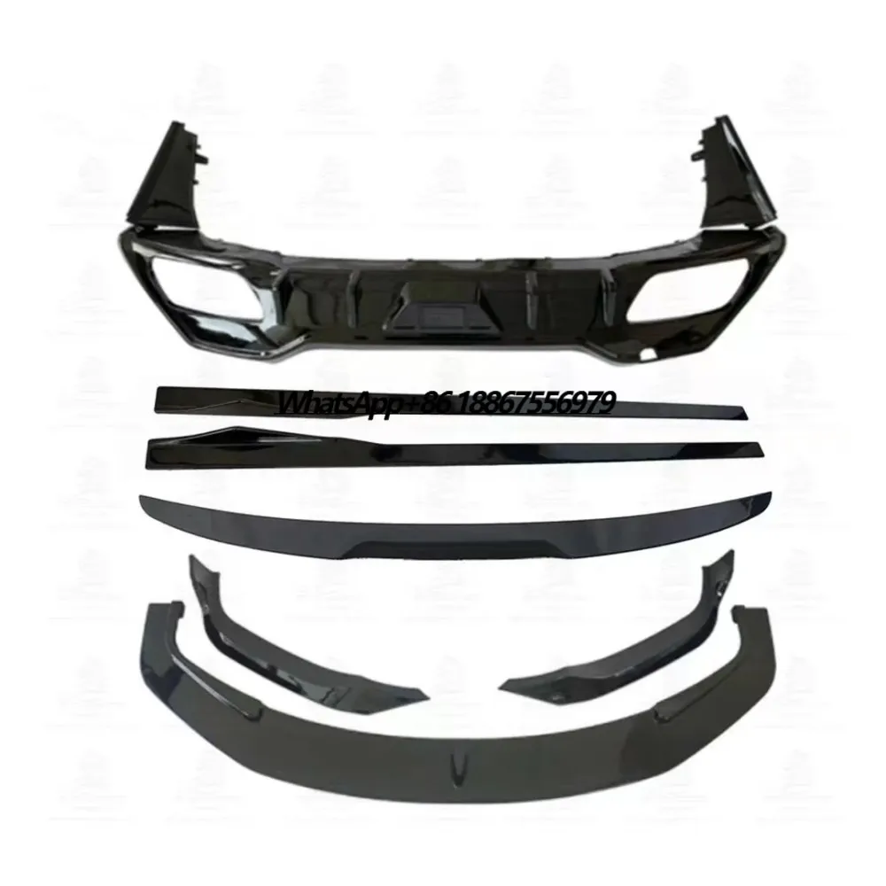 

Car Accessories for 8 Series G14 G15 with Gloss Black Front Lip Rear Diffuser with Lights Side Skirts 2019-2022