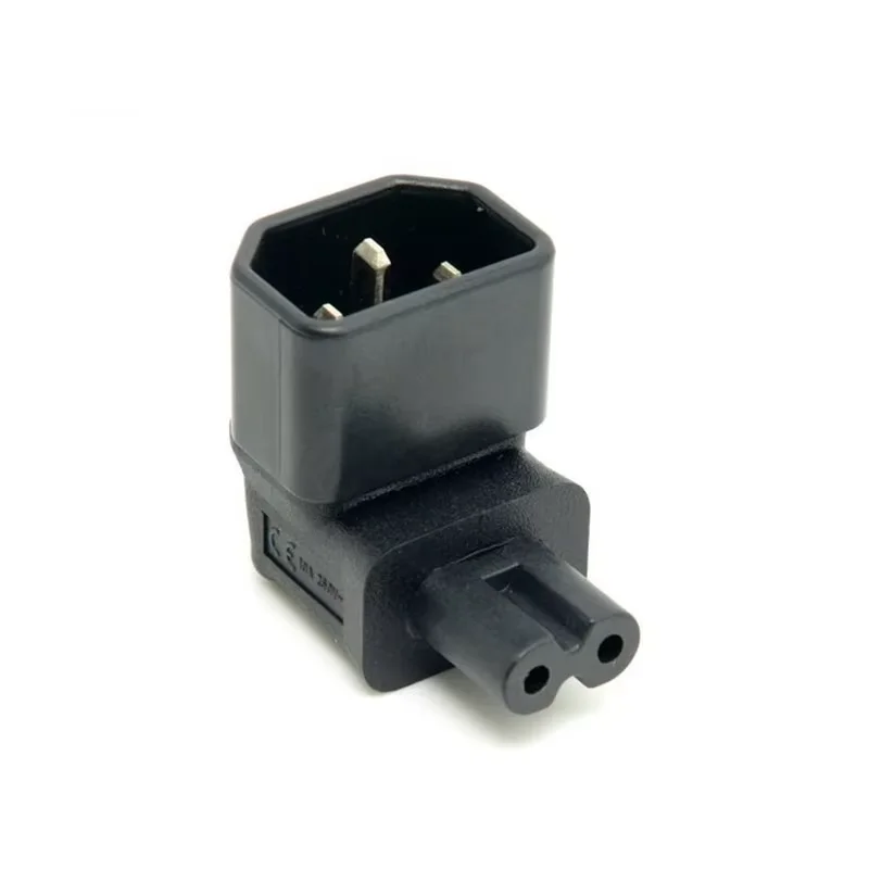 90 Degree Right Angled IEC angle IEC320 IEC 320 C14 Socket to IEC C7 AC Power Plug Adapter connector