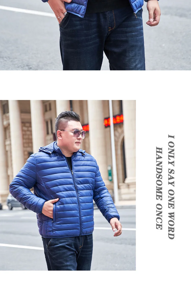 Big Size 11XL Men Casual Parka Hooded Winter Jacket Male Cotton Padded Plus Large Warm Autumn Coat 6XL 7XL 8XL 9XL 10XL 5XL Fat