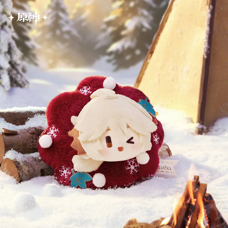 Genshin Impact Winter-Serie Kawaii Durin Tartaglia Plüsch-Schlüsselanhänger Puppe Kaedehara Kazuha Lohen Spiel-Peripherie Charm Geschenk