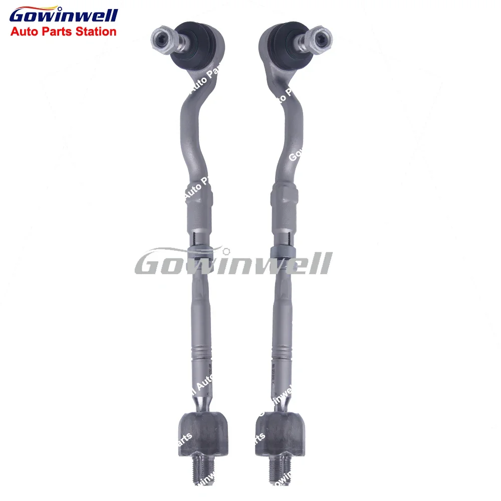 

Pair of 2X Front Steering Tie Rod Head Assembly For BMW X5 X6 Series E70 E71 E72 30d 40i xDrive Hybrid 32106793496 32106780985