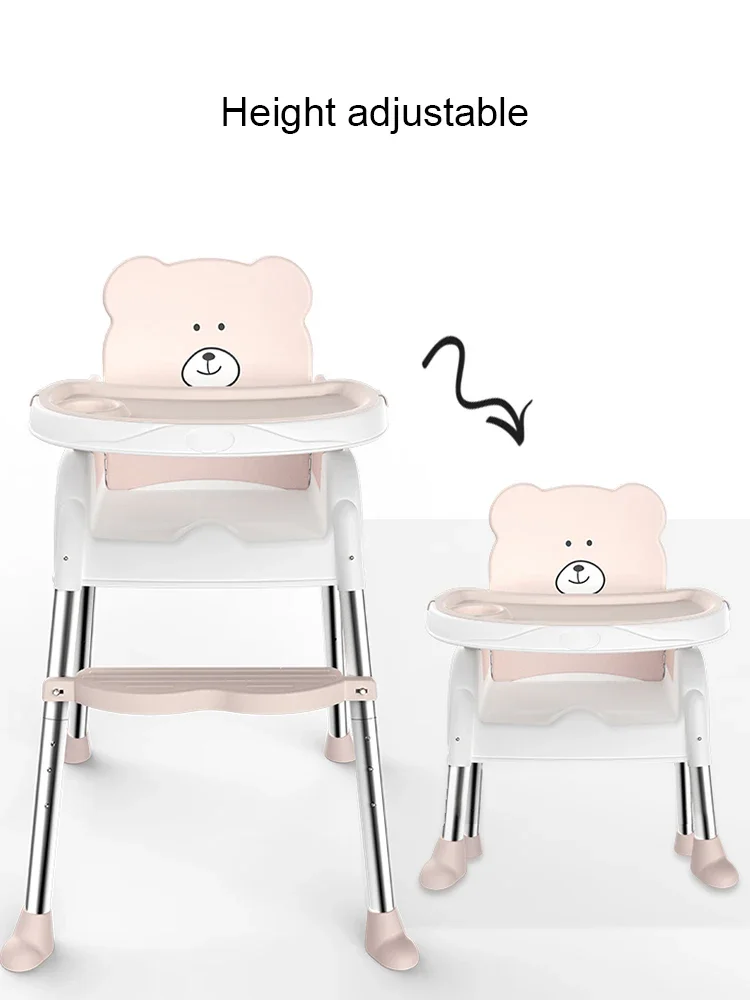 Wholesale cartoon design baby Folding Baby Feeding Chair portable Movable Dining Chair for Baby