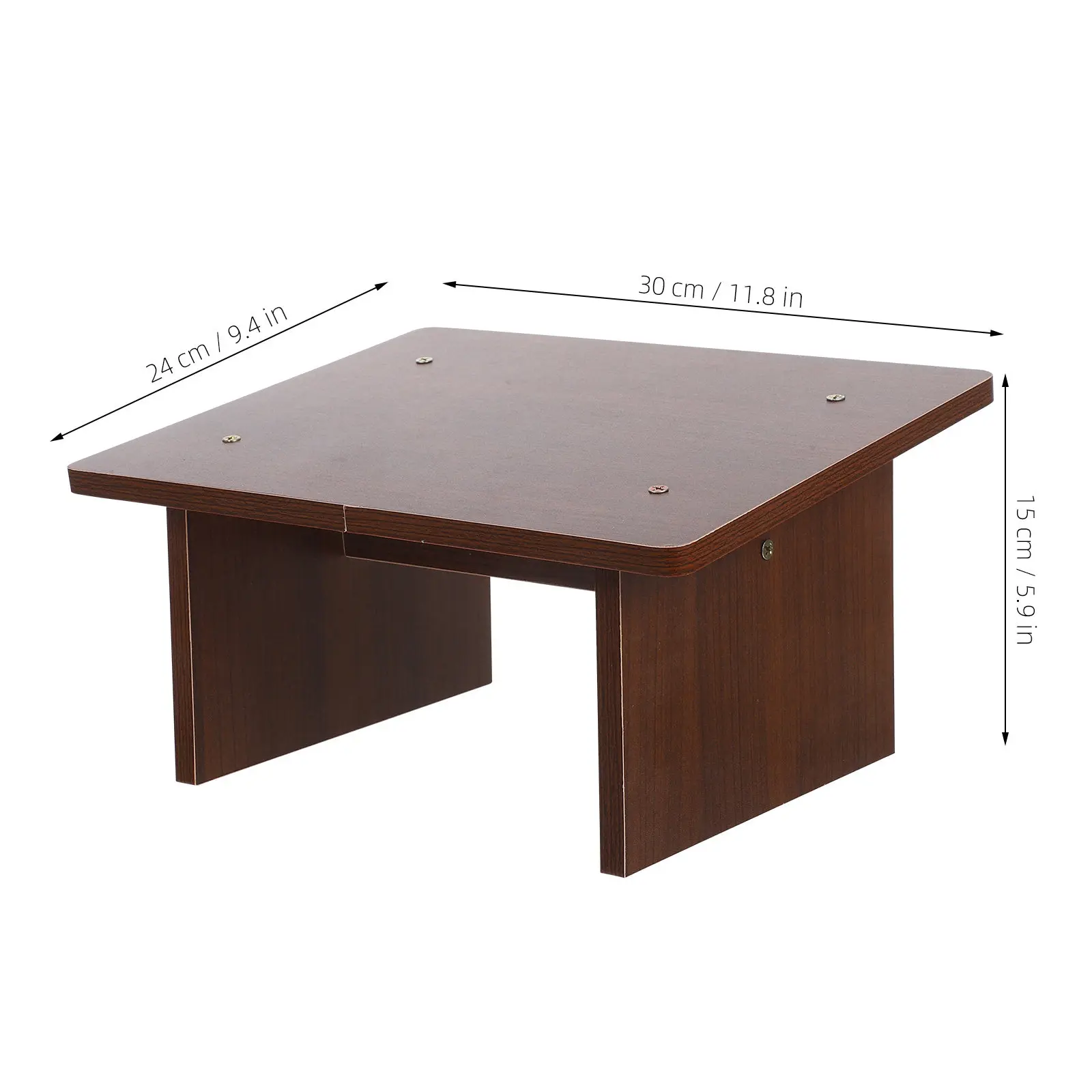Portable Footrest Stool Wood Desk Slanted Under Nonslip Office Home Living Room Leg Support Ergonomic Posture