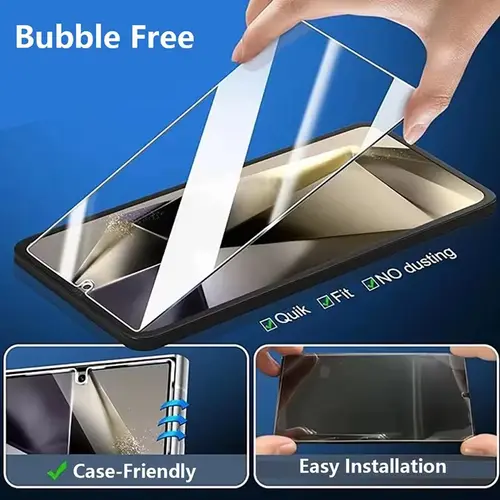 S26 S25 Ultra Protective Glass For Samsung Galaxy S25 S24 Ultra Screen Protector A17 A27 A37 A57 A56 A36 A26 A55 A54 A53 A15 A16 A35 Glass S21 S22 S23 Plus Pelicula Cristal Templado S24 FE Phone Front Film - Image 6