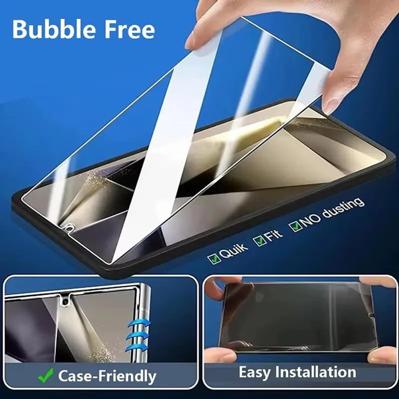 S26 S25 Ultra Protective Glass For Samsung Galaxy S25 S24 Ultra Screen Protector A17 A27 A37 A57 A56 A36 A26 A55 A54 A53 A15 A16 A35 Glass S21 S22 S23 Plus Pelicula Cristal Templado S24 FE Phone Front Film - Image 6