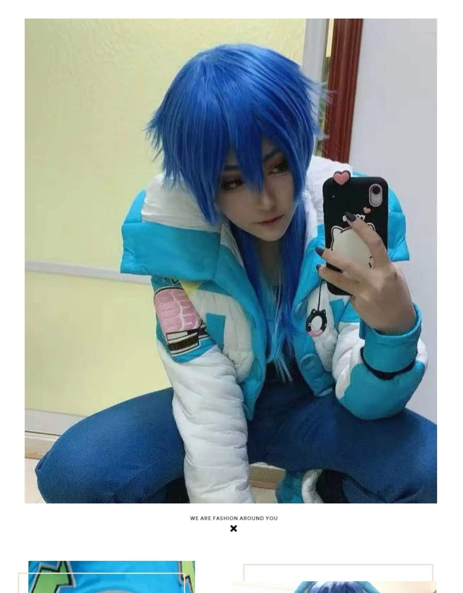 Anime Dramatical Murder Cosplay Costume DMMD Seragaki Aoba Jacket High Quality Coat Custom made Any Size Full Set