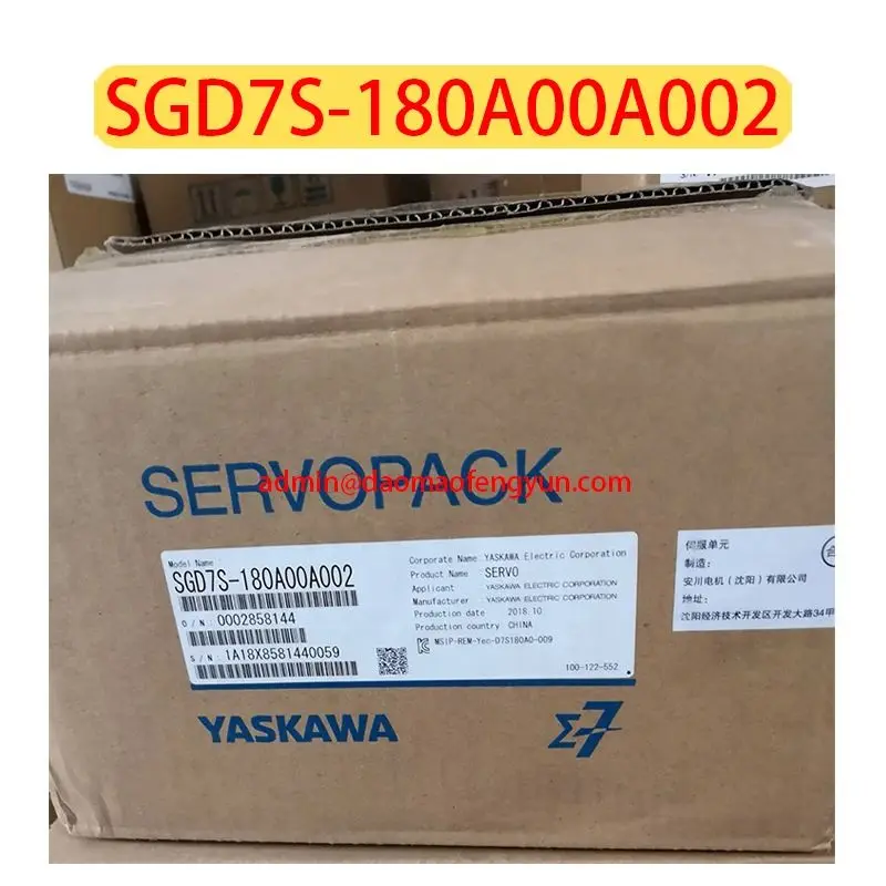 

SGD7S-180A00A002 Совершенно новый сервопривод, быстрая доставка