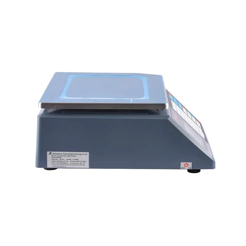 Veidt Weighing RONGTA RLS1000B Digital Scale with Barcode Printer Price Computing Label Printing Scale for Supermarket Retail