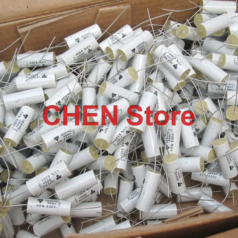 10PCS/lot Original VISHAY ERO MKP1839 630V 0.56UF 12X31mm Axial Audio capacitor 560NF 564/400V Free Shipping