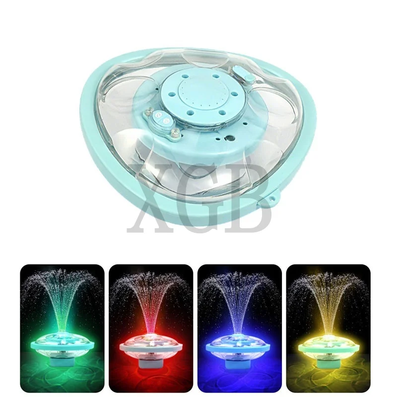 2026 New Wireless Remote Control Fountain Light Charging Edition Colorful Spray Pool Light Underwater Landscape Light