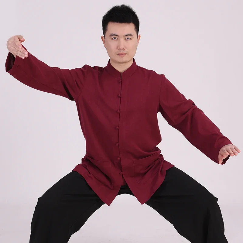 Ubrania Tai Chi sukienka Kung Fu sztuka walki jednolita odzież Wushu Unisex kobiety i mężczyźni Kun mistrz 2024 występ w zawodach