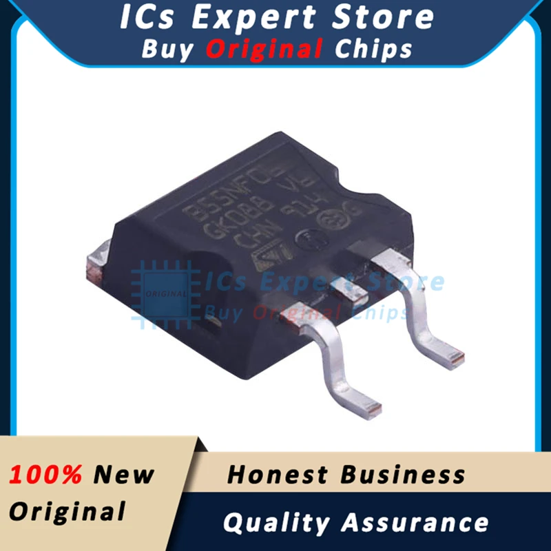 5PCS/LOT Original MOS STB55NF06T4 N Channel Mosfet  60V 50A STB55NF06T4 B55NF06 D2PAK