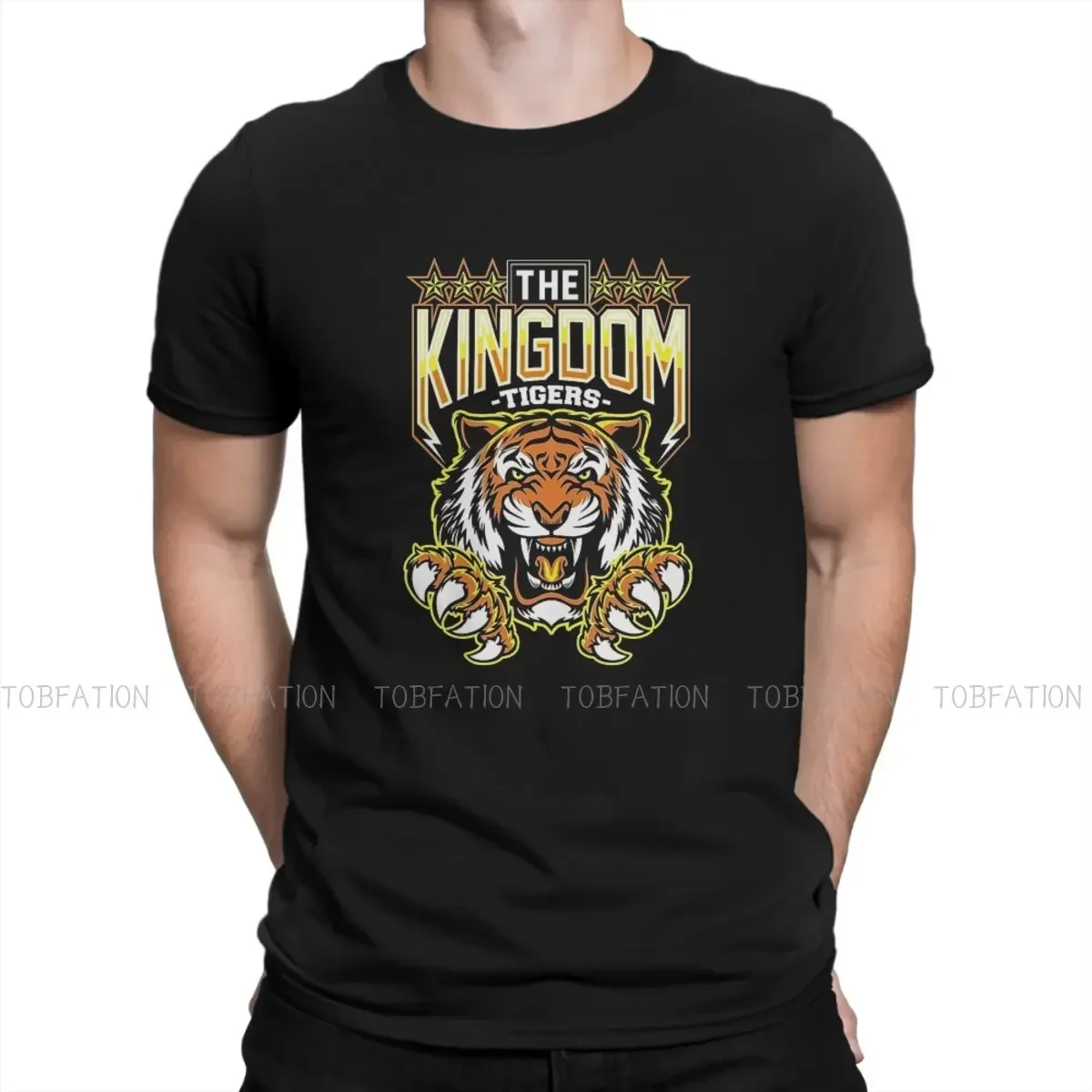 The Kingdom Shiva Tiger The Walking Dead Rick TV T Shirt Classic Teenager Gothic Big size O-Neck TShirt Top sell  Harajuku Men's