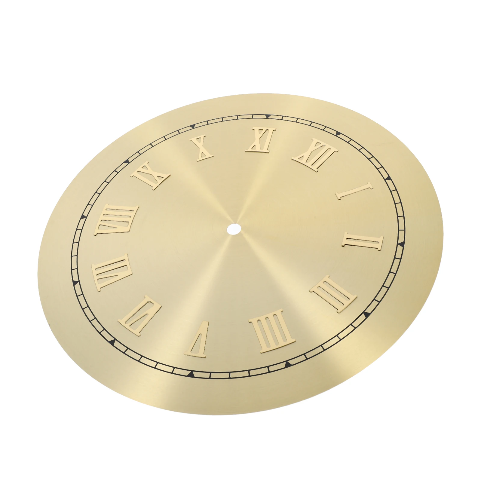 

1pc Elegant Vintage Metal Replacement Round Quartz Panel For Home Office Decor Craft Parts Kit Diy Plate Roman Numeral Wall Dial