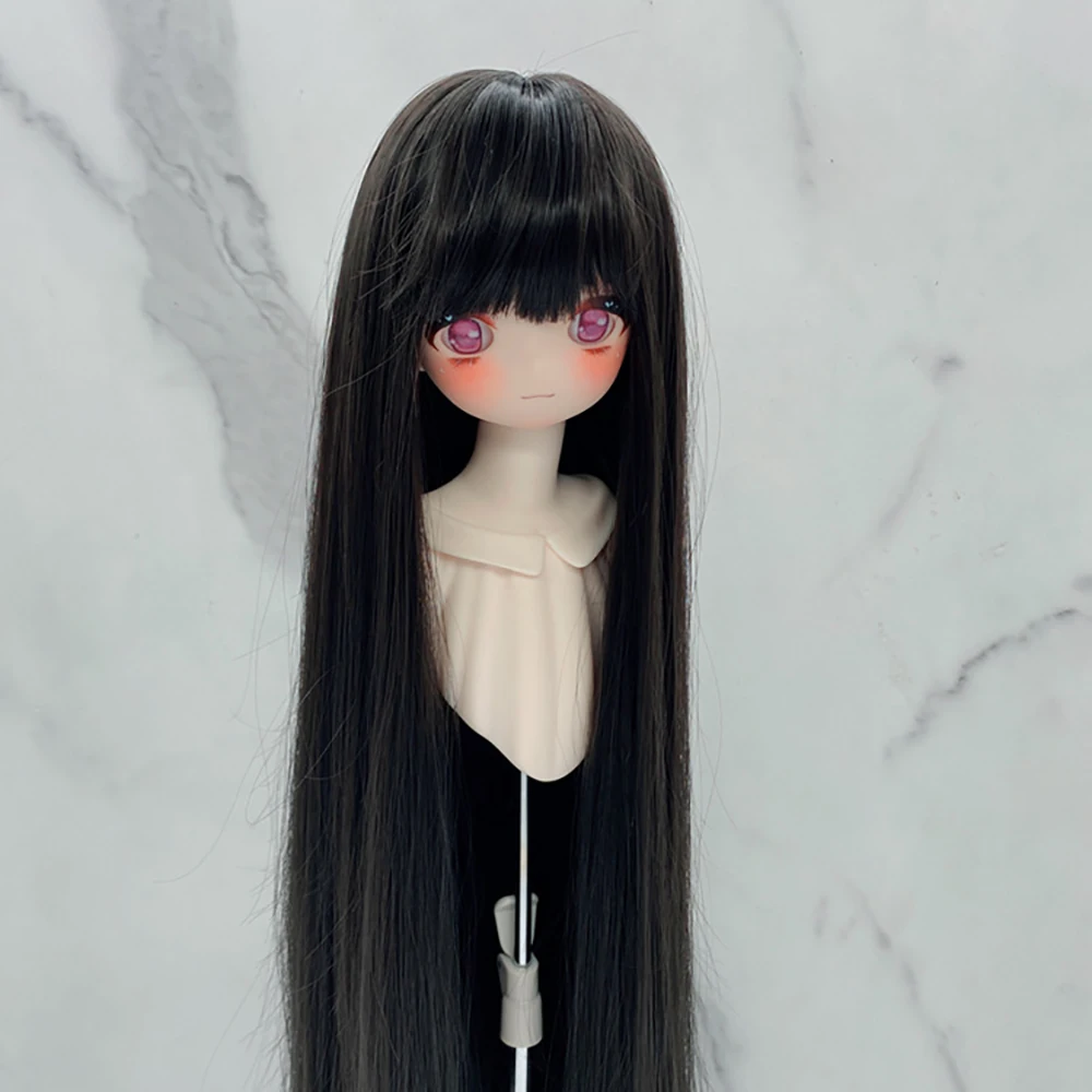 Bunte Puppenperücke für Puppen 1/6 1/4 1/3 BJD Puppenhaar Lange Perücke Prinzessinnenhaarperücke – Detail 3