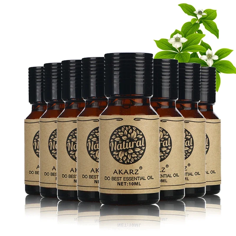 

Discover the Power of AKARZ Essential Oils - Medlar, Tangerine, Ginseng, and More - Aromatherapy Spa Massage - 10ml*8