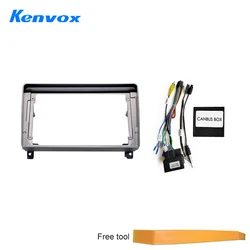 Car Radio For Peugeot 407 2004 - 2011 Android 2 Din Stereo Mounting Bezel Faceplate Frame Kit