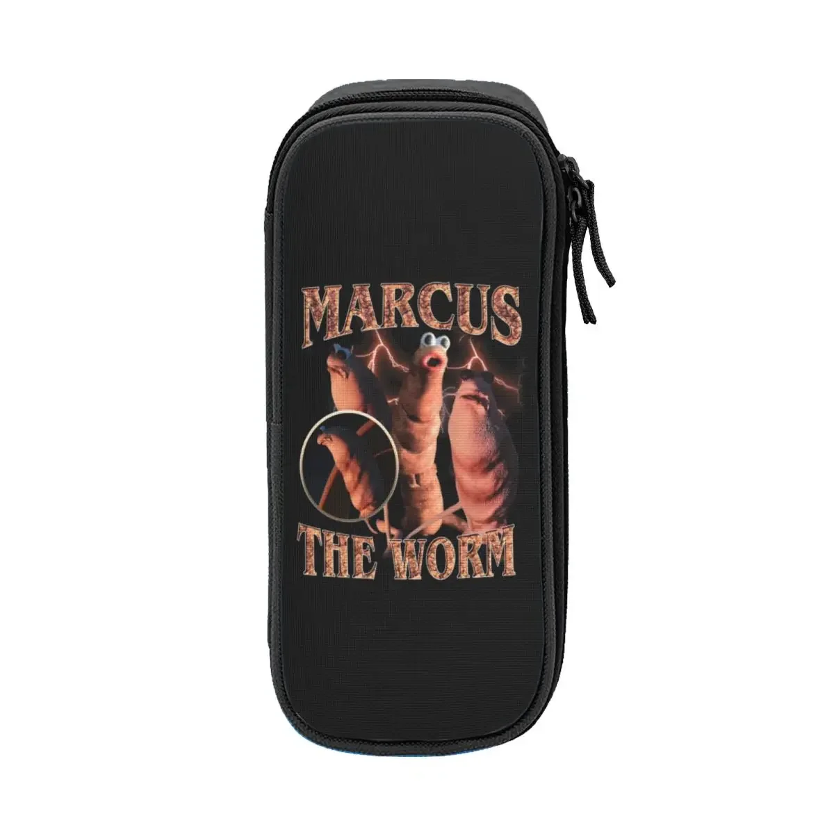 Marcus The Worm Meme Pencil Case New Pen Holder Pencil Bags for Student Big Capacity Students School Zipper Pencilcases