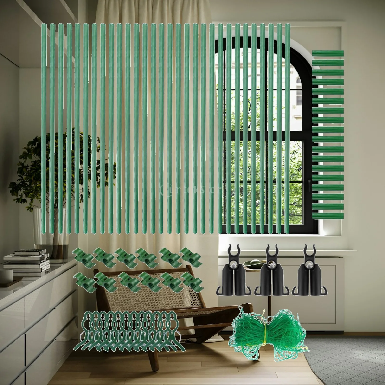 Cucumber Trellis Metal Grow Support Space Saving Easy to Install 122 Cmx122 cm A Frame Garden Trellis for Raised Bed Outdoor