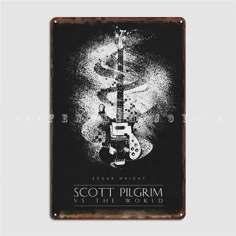 Scotts Pilgrim Vs The World Poster Metal Plaque Club Home Wall Design Wall Plaque Tin Sign Posters