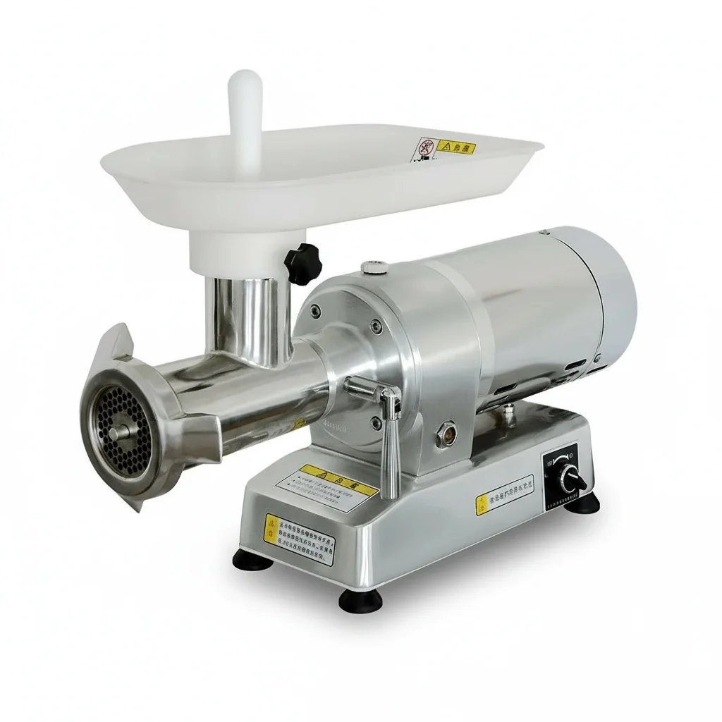 

Industrial Meat Grinder, SUS304 Stainless Steel Electric Meat Mincer, Commercial Frozen Meat Grinder for Food Processing Plant