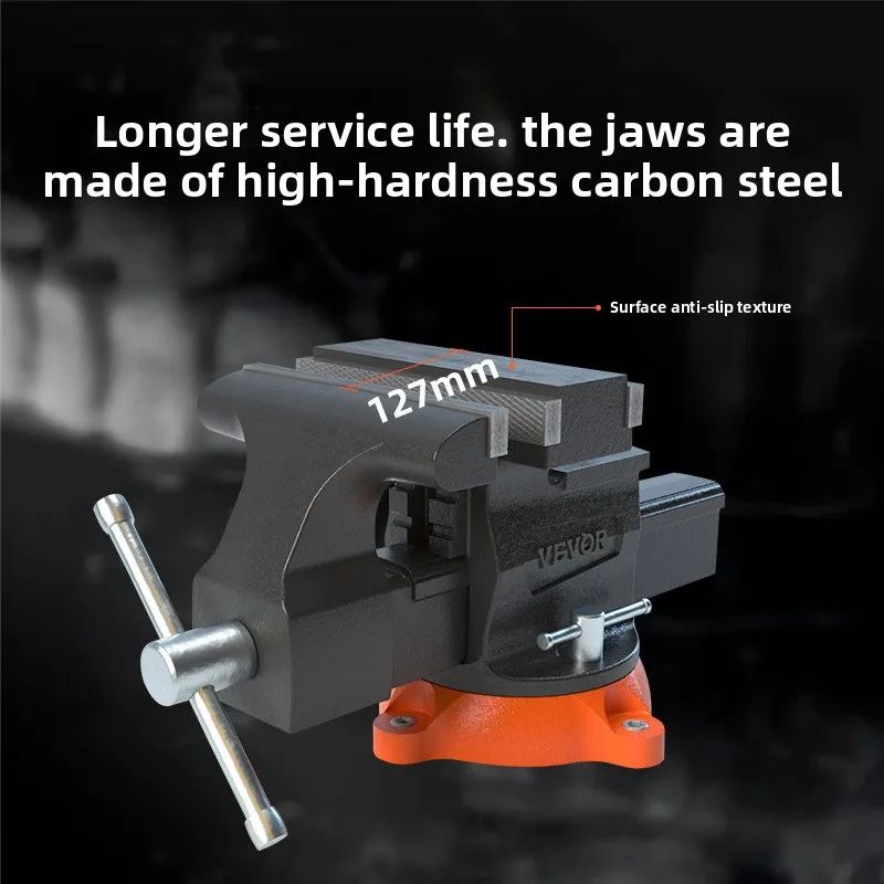 VEVOR Heavy Duty Bench Vise Industrial Grade,Clamp Multifunctional UniversaTable Vise 5 