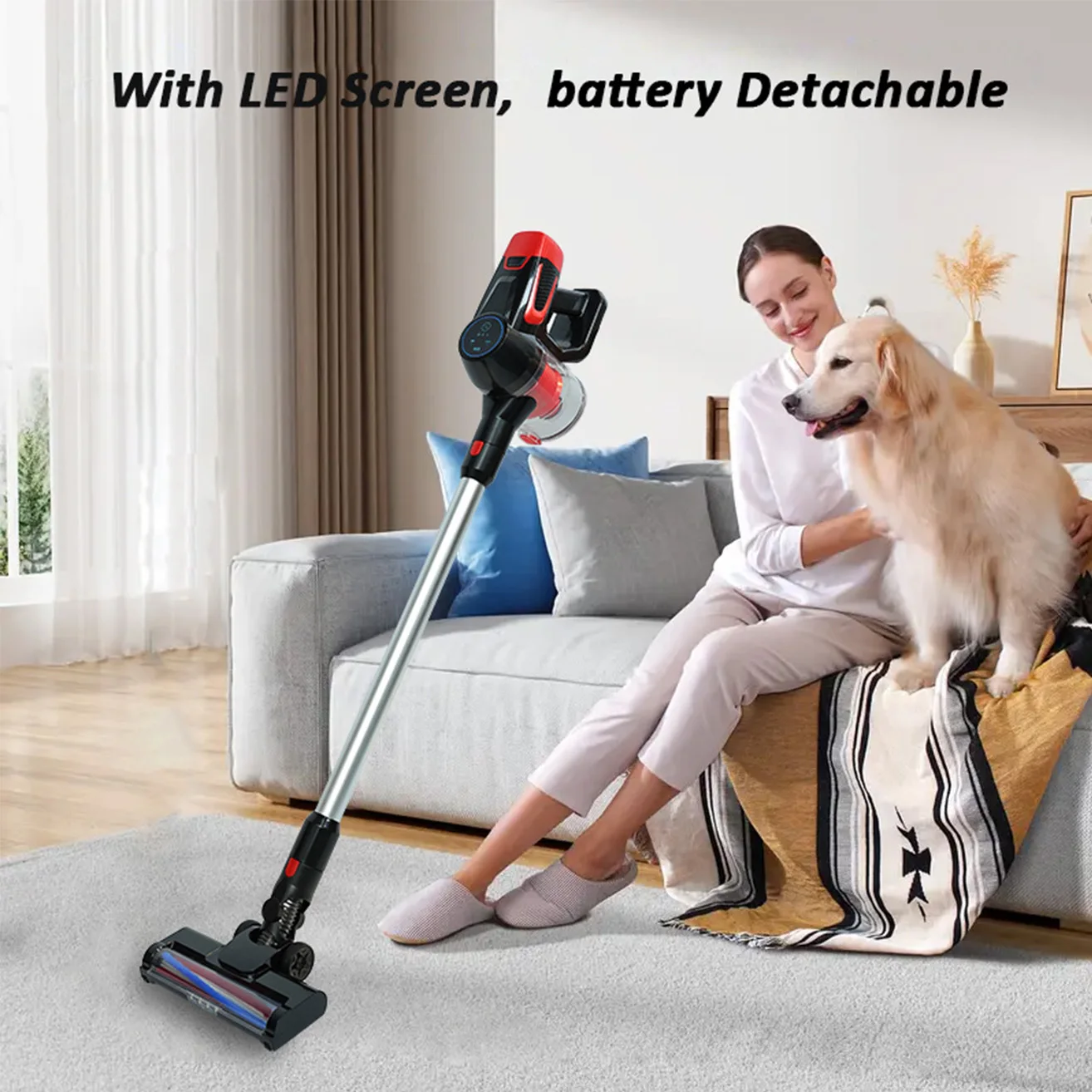 ！@Wholesale Rechargeable Battery Multi-functional Handheld Upright Stick Vacuum Cleaners