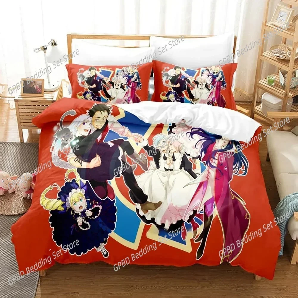 Anime ReZERO -Starting Life in Another World Comfortable Duvet Cover Pillowcase Bedding Set Bedroom Decoration Home Textile