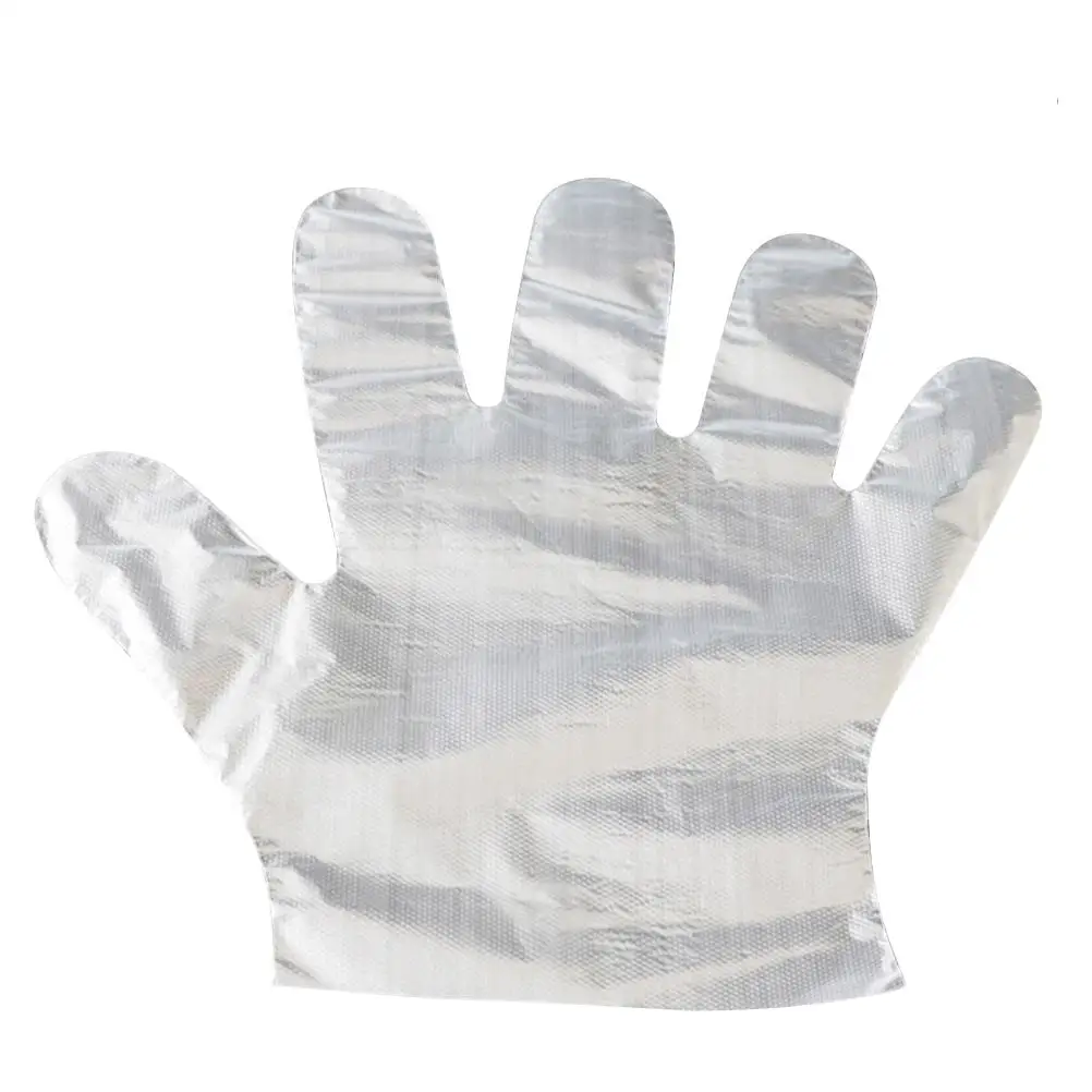 

20 Packs Disposable Plastic Gloves Large Size Hand Protective Cover for Kitchen Food Prep Restaurant Industrial Use Harmless No