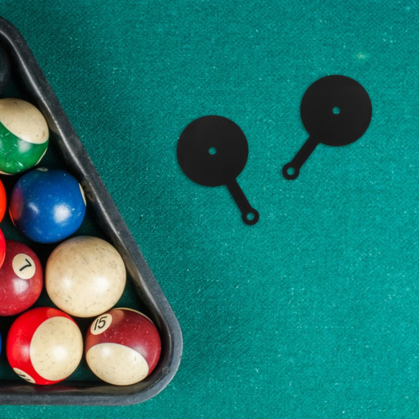 

3 Pcs Billiards Practice Post Table Sticker Accessories for Training Stickers Snooker Balls Fiber Plastic Pool