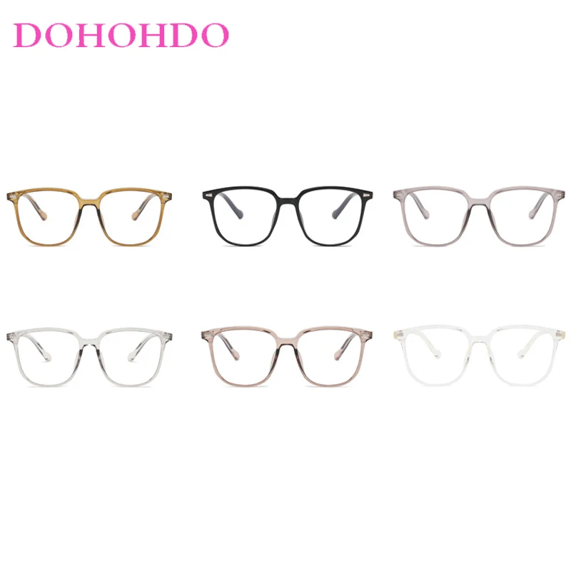 جديد كلاسيكي TR90 مربع الضوء الأزرق حجب النظارات الرجال النساء الموضة الفاخرة مصمم الكمبيوتر القراءة النظارات البصرية السيدات #6