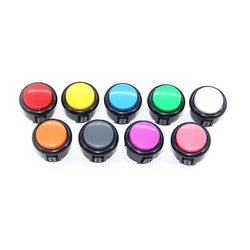 1pcs 30mm Cassette Button Fighting Arcade Button Home Arcade Console Accessories Arcade PC PS3 Game DIY Parts