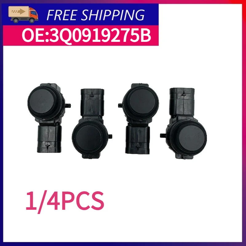 

3Q0919275B Датчик парковки черный для Volkswagen Tiguan Skoda Kodiaq PDC Датчики 1/4 шт.