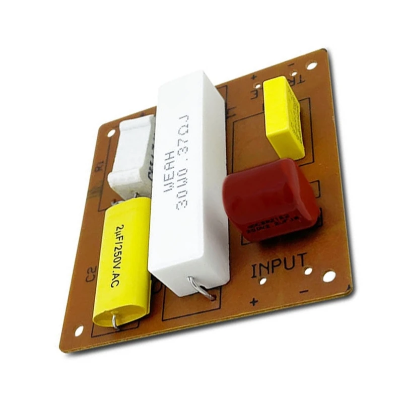2 Way Speaker Frequency Divider Module Treble Bass Hi-Fi Filter Distributor Board for DIY Speaker