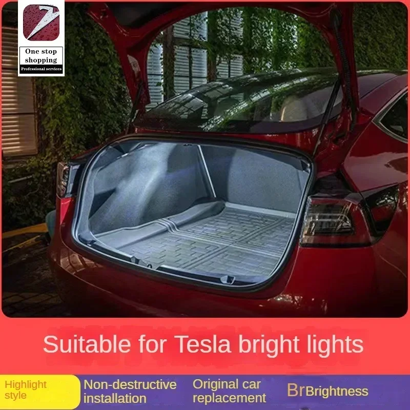 Tesla Model 3 modeY/X/S, sostituzione della luce del bagagliaio, illuminazione del pozzo del piede, illuminazione ambientale, modifica del LED,