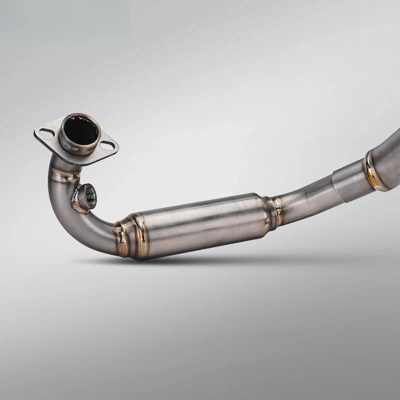 

Motorcycle Exhaust Muffler Slip-On Kit Italjet Dragster 300 Alloy Front Pipe