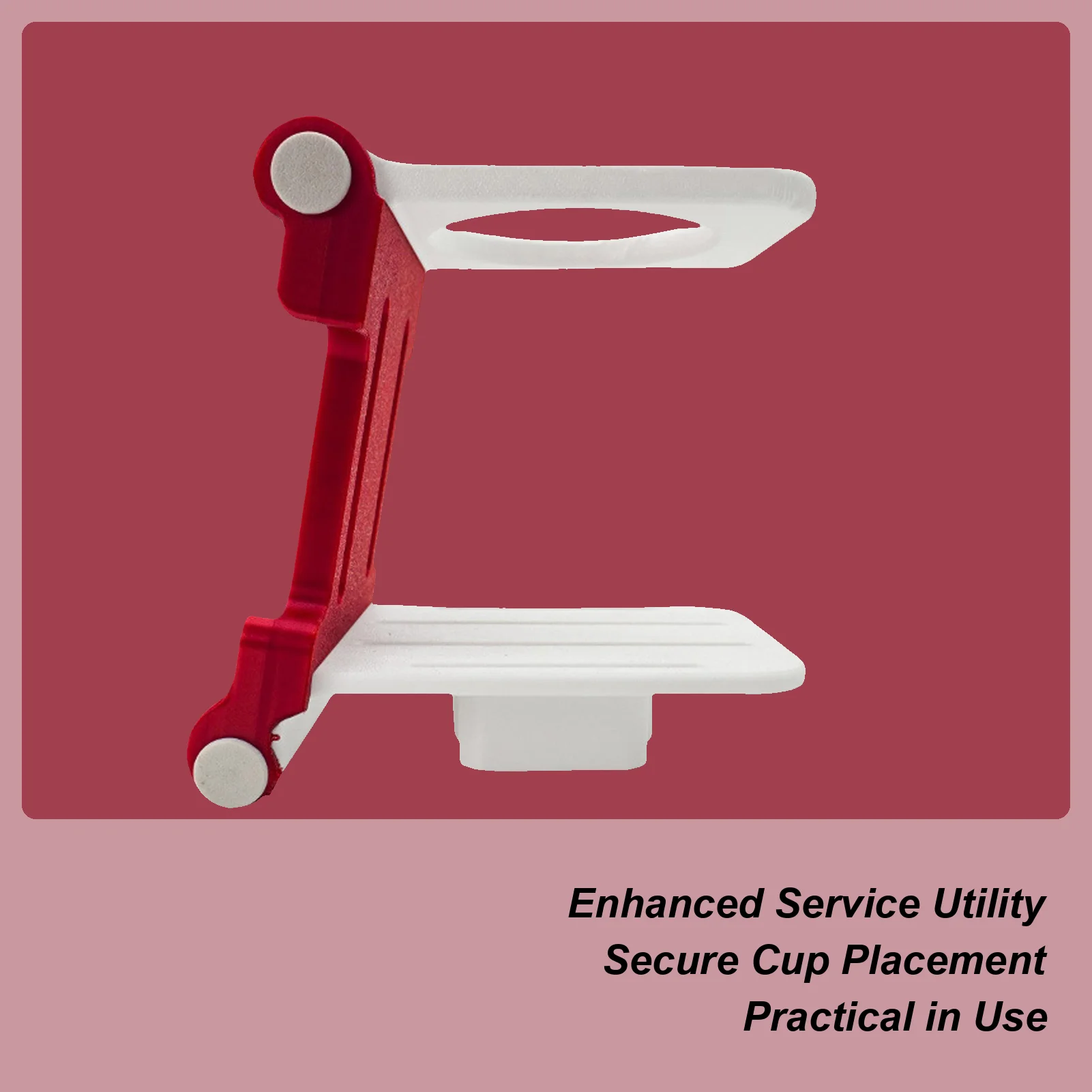 

Cup Carrier Double-Folding Coffee Cup Carrier Reusable Beverage Rack Desktop Wine Glass Support For Travel Car Business Outdoor